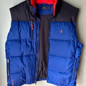 Ralph Lauren Blue and Black Vest